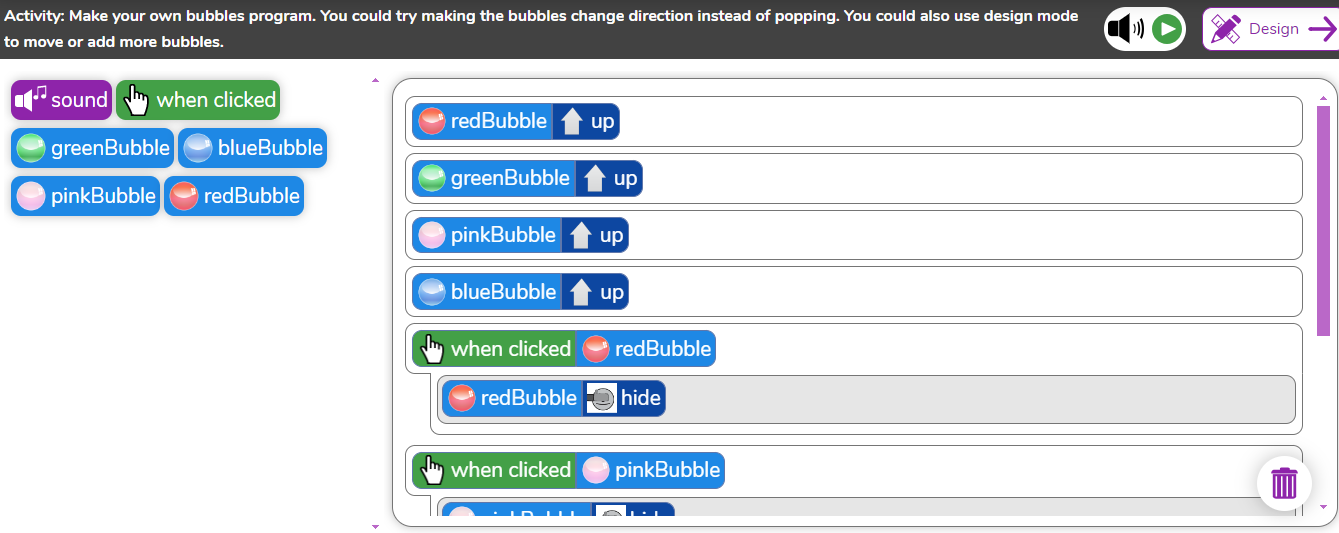 Year 2 - Coding example