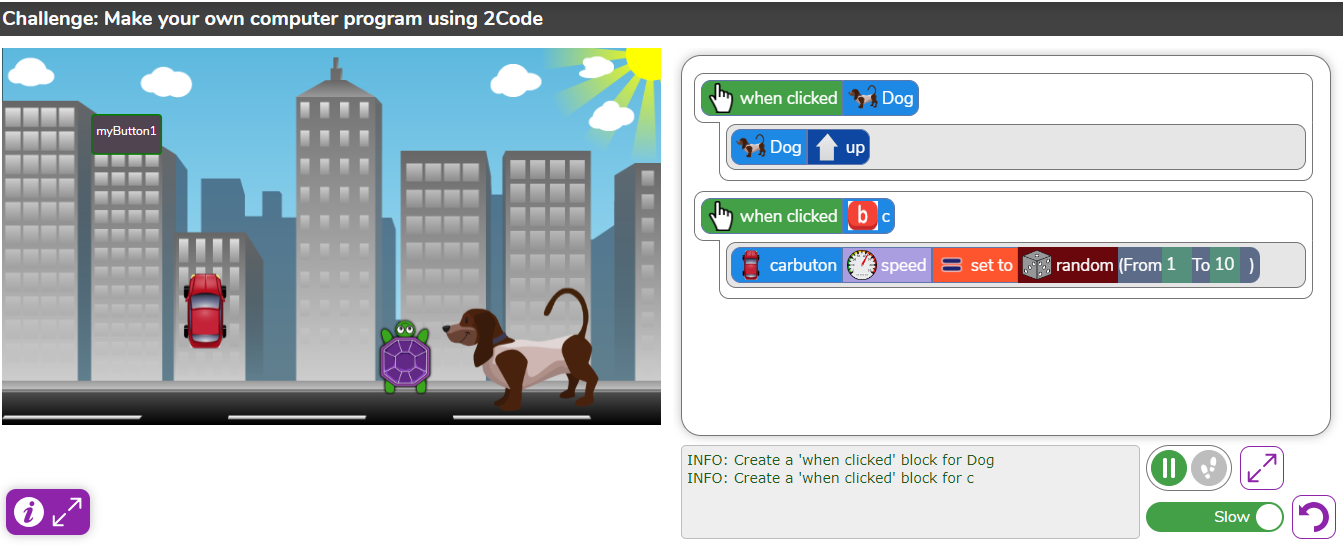Year 4 coding examples